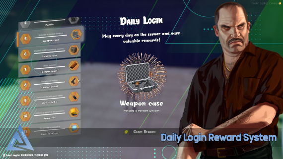 Daily Login Reward System