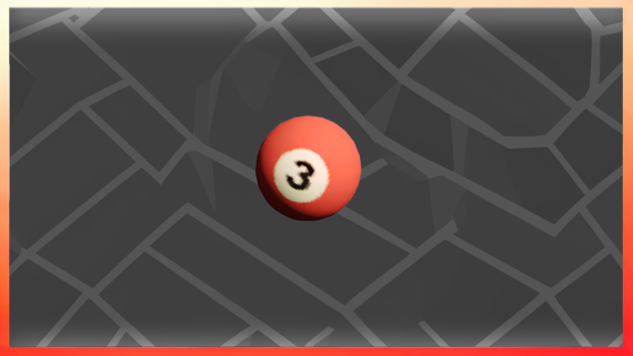 Thrownable Billiard Ball