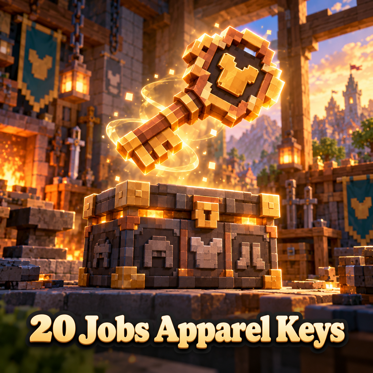 20 Jobs Apparel Keys