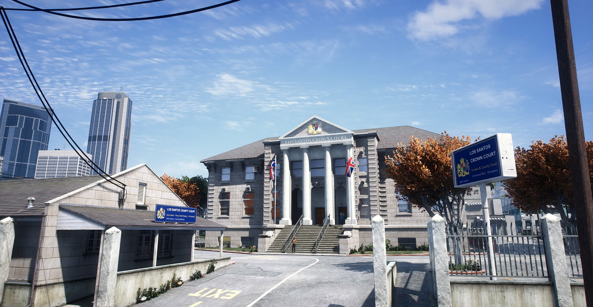 NO BS Los Santos Crown Court | UK Courthouse MLO with Custody Suite & County Court