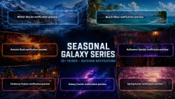 Seasonal Galaxy Series (ALL Frameworks & Inventories)