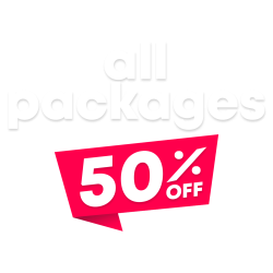 All Packages (50% OFF)
