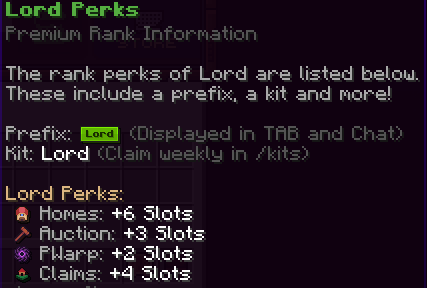 Lord Rank  [RPG+Survival]
