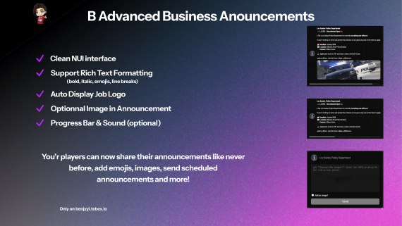 Business Announcement System