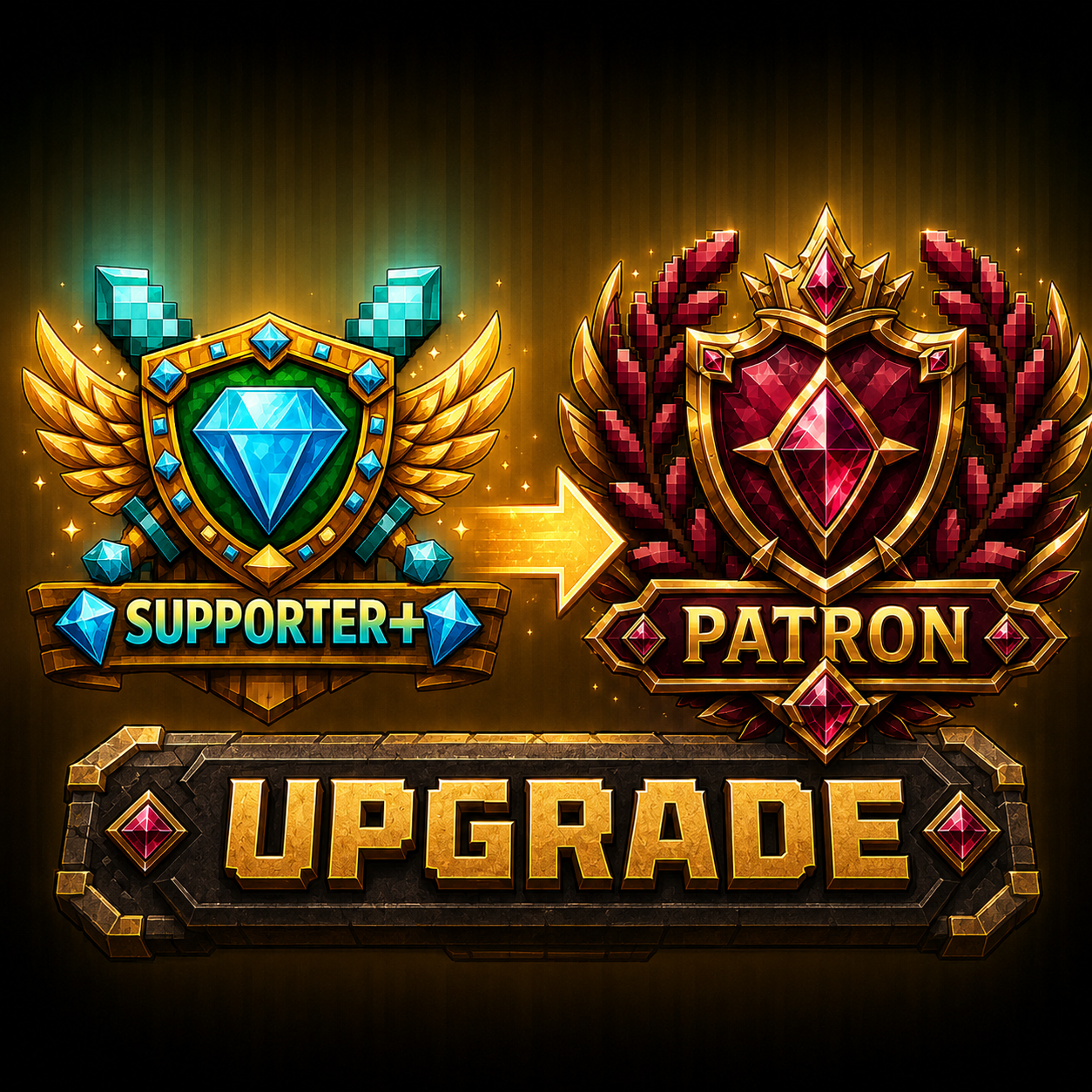 Supporter+  naar Patron upgrade