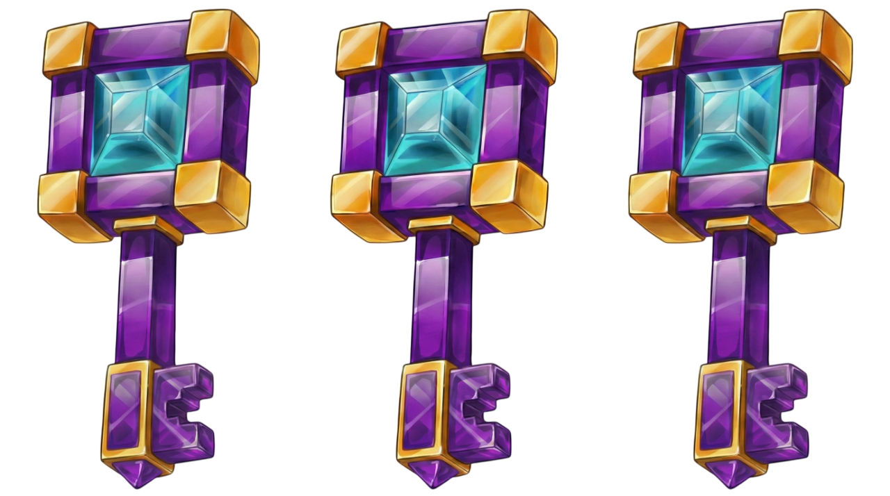 3x Epic Key