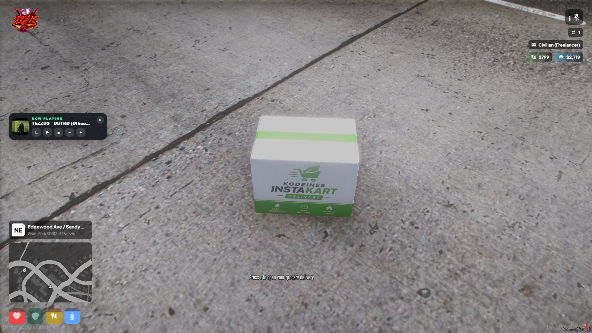 InstaKart + Usable Cooking Props [ESX/QB/QBOX]