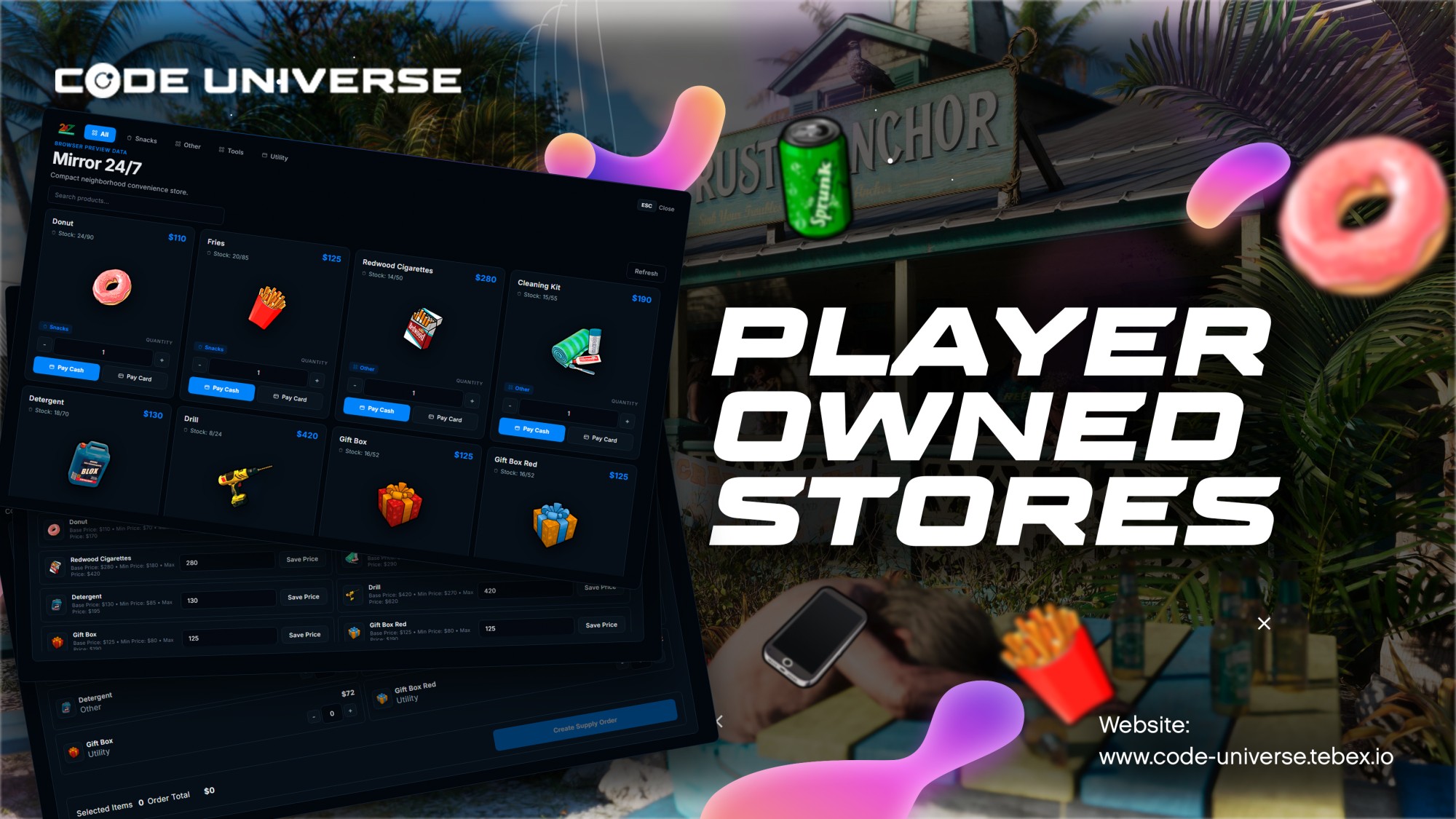 Player Owned Stores