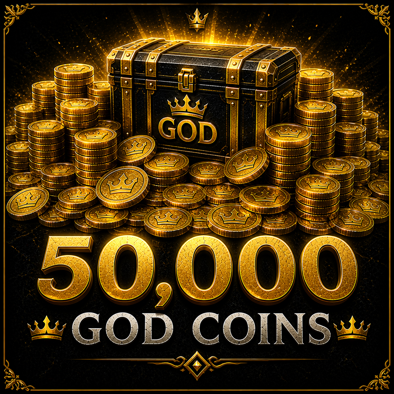 50,000  God Coins