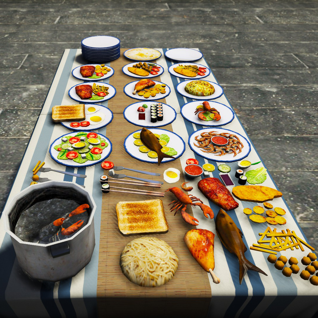 Restaurant food