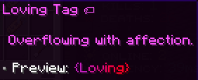 Loving Tag