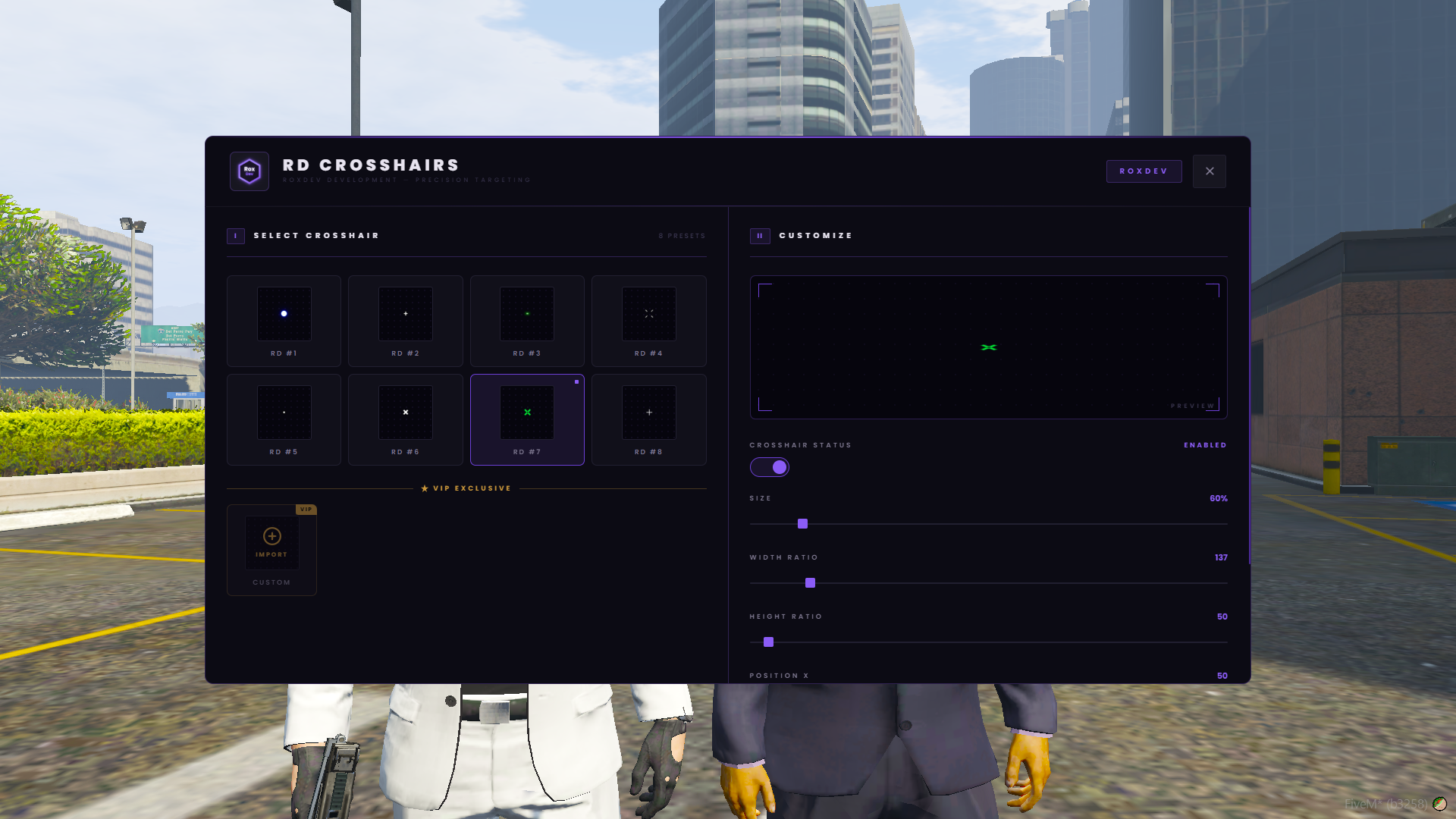 RD Crosshairs  v1.0 - Advanced Crosshair System