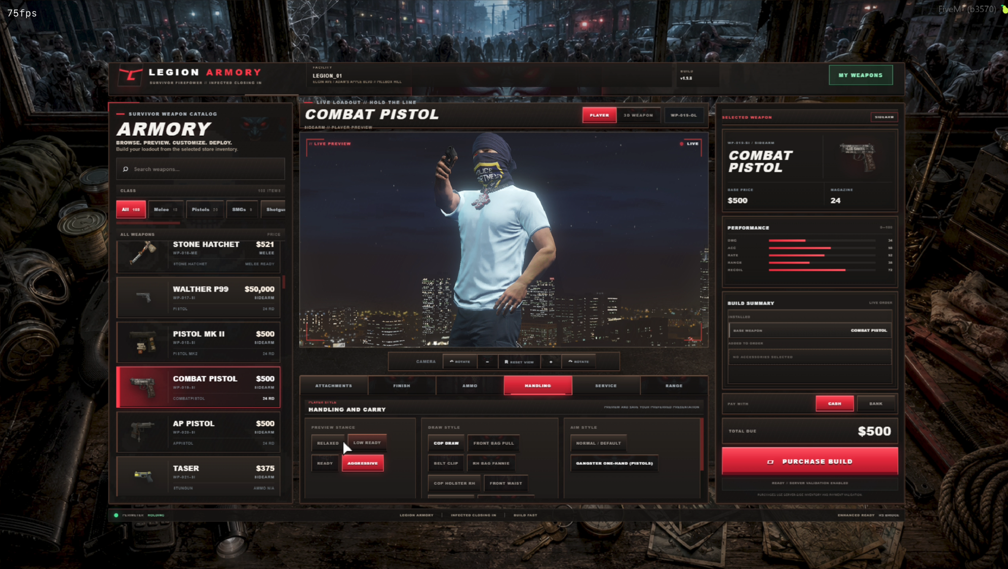 RS ZombieGunz — Weapon Shop Apocalypse Survivor Zombie RP
