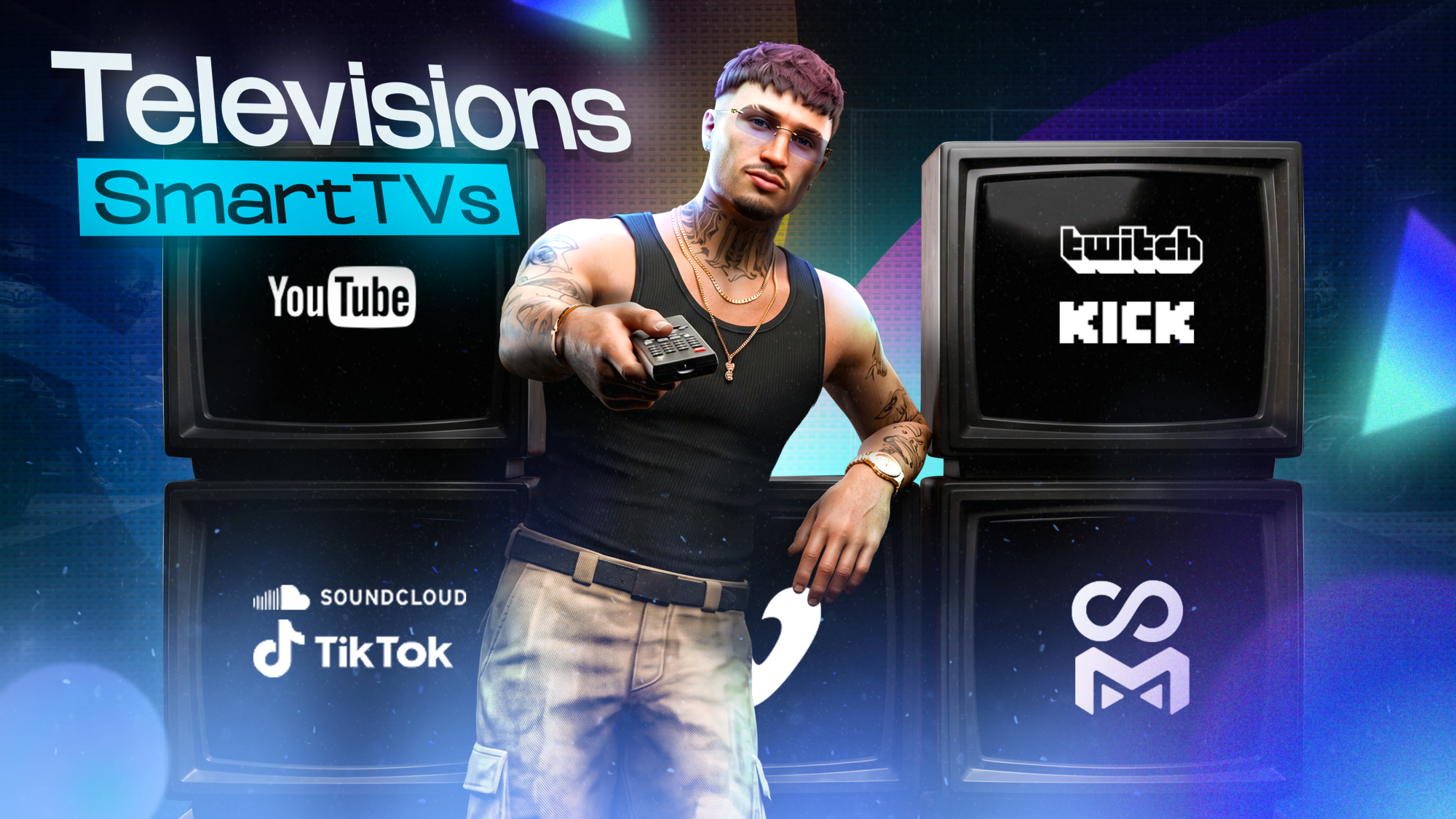 Televisions & SmartTV - Fully Sync - Placeable TVs & Creator - Multiple Platform Support | wais