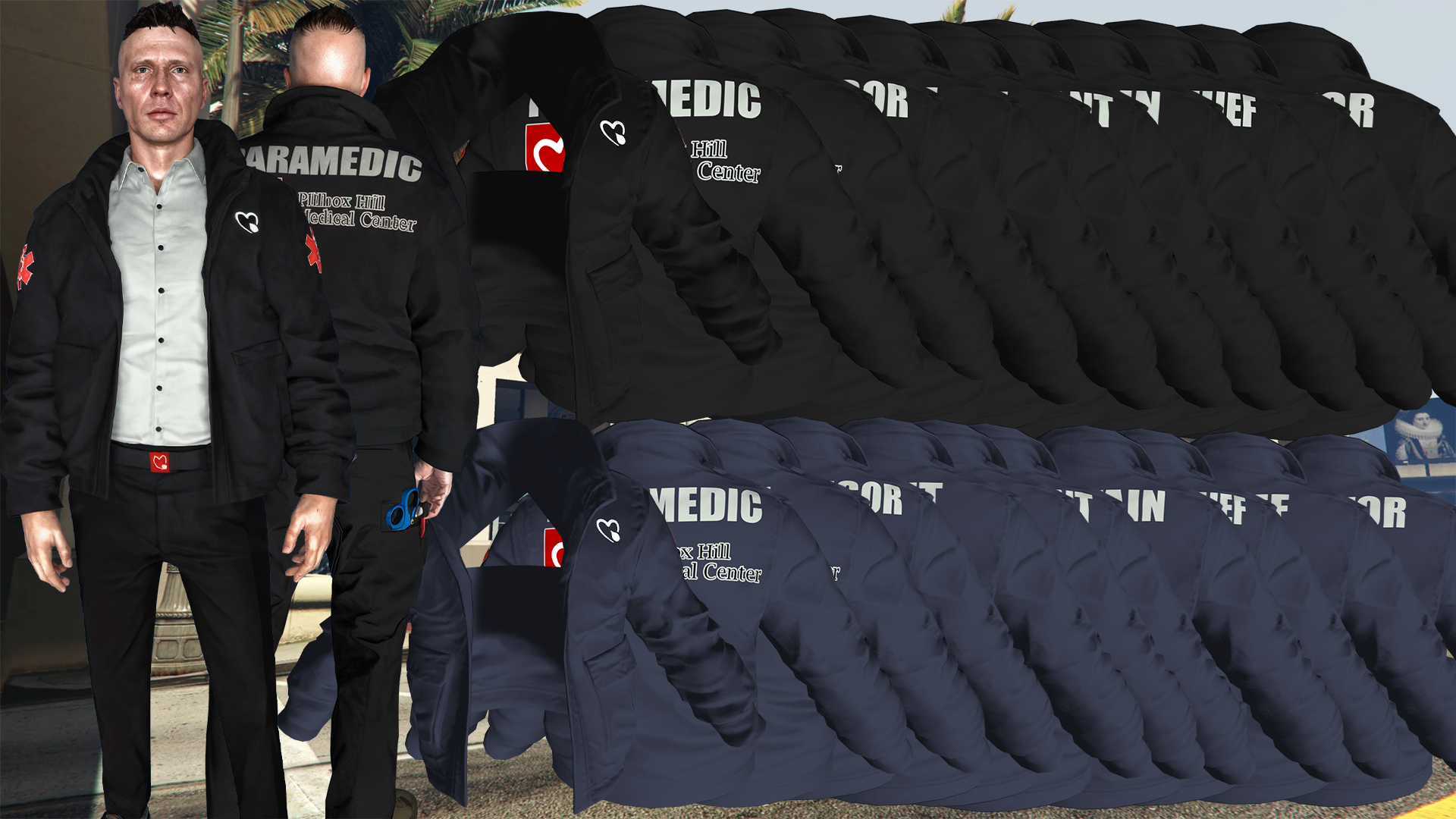 Pillbox Jackets EMS Jackets 1  [Male and Female]