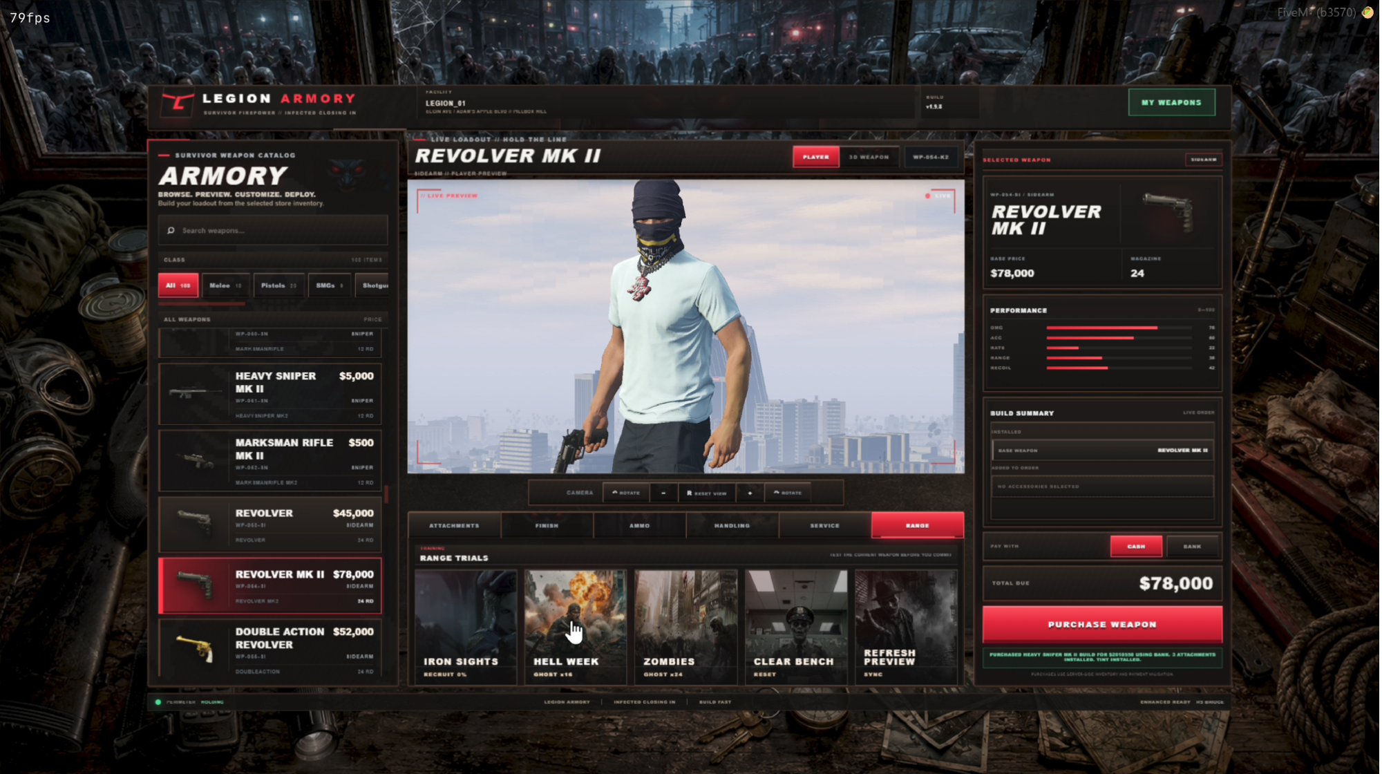 RS ZombieGunz — Weapon Shop Apocalypse Survivor Zombie RP