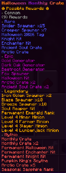 Halloween Monthly Crate