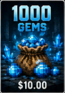 1000 Gems Package
