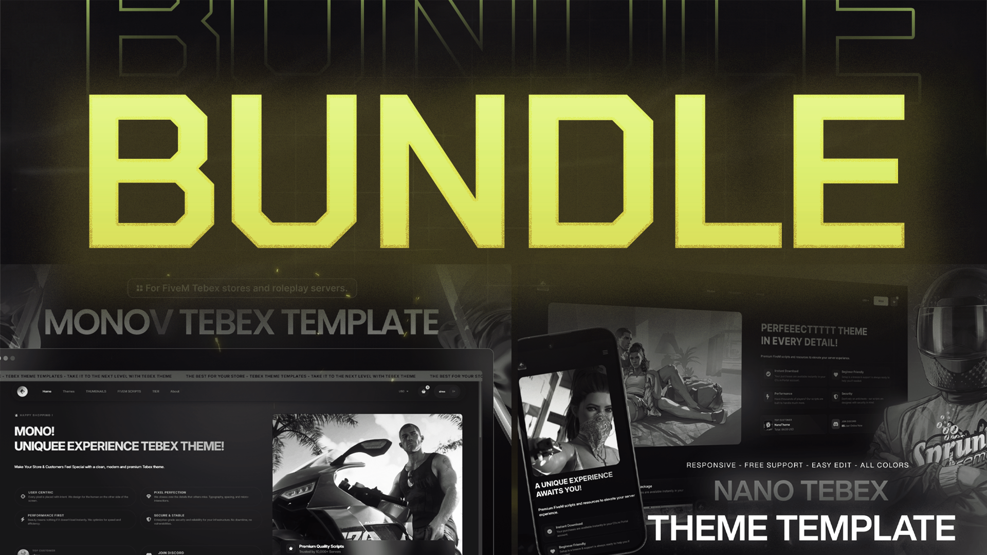 MONOV + NANO TEBEX THEME BUNDLE