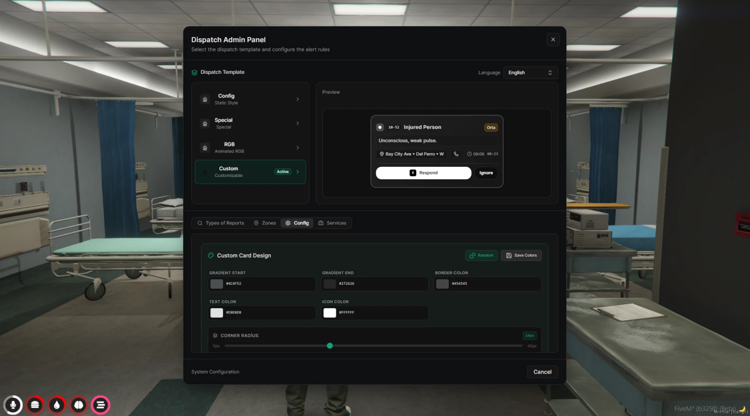 0R Advanced Dispatch System (+7 Template) Escrow (+0r_lib escrow) | kibra