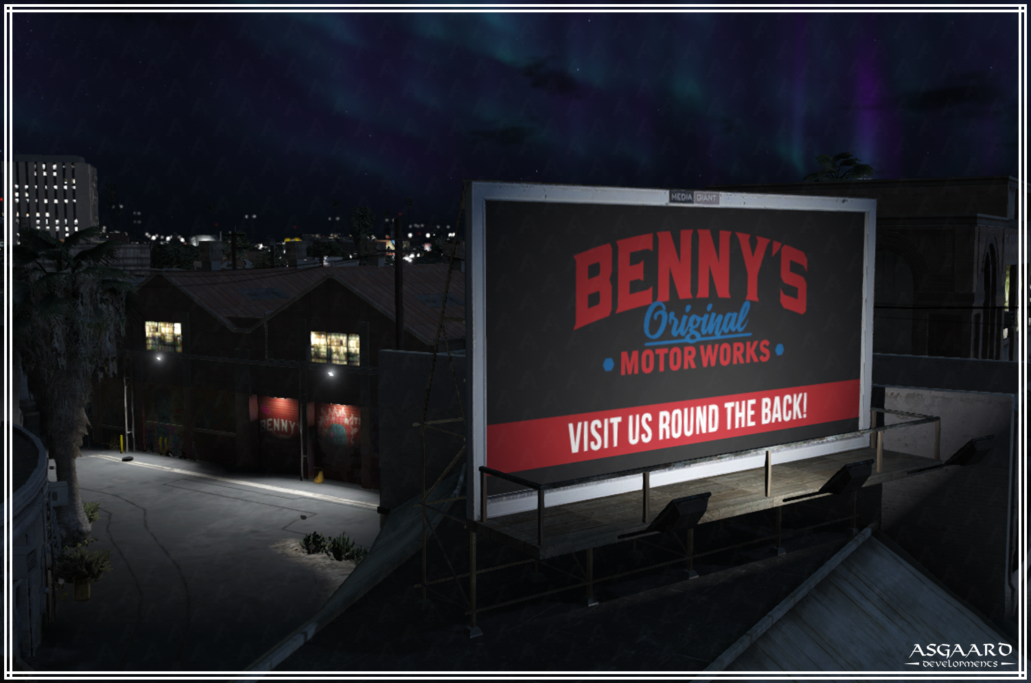Benny's Motorworks Billboard