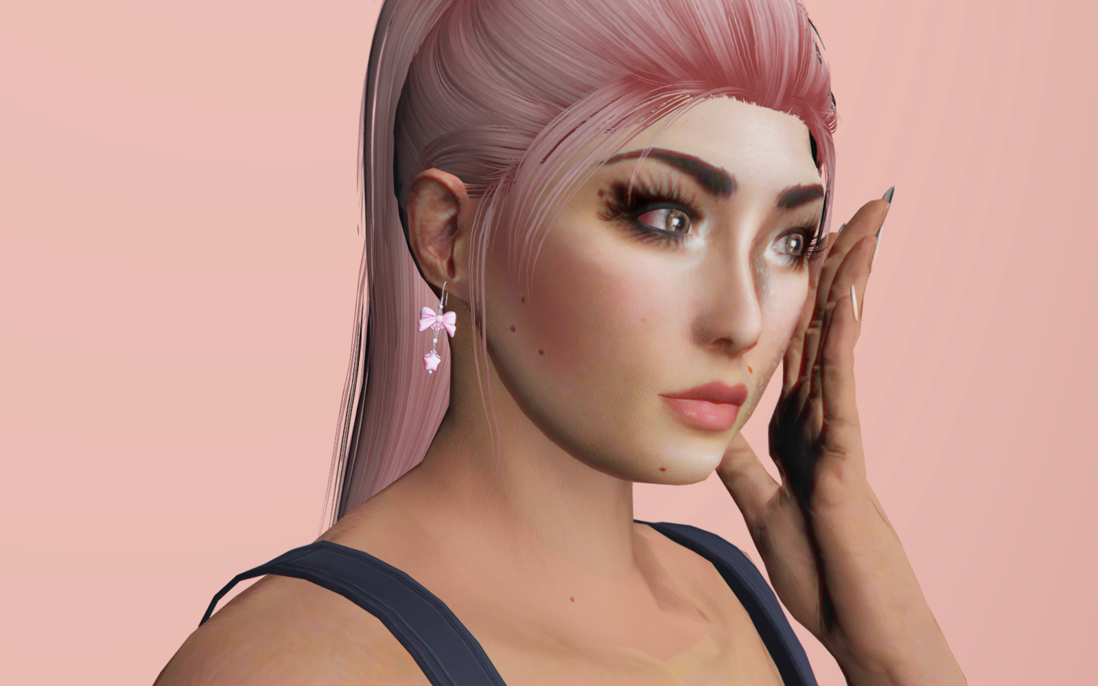 #003 Candy Bow Earrings