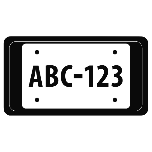 Custom Licence Plate Token