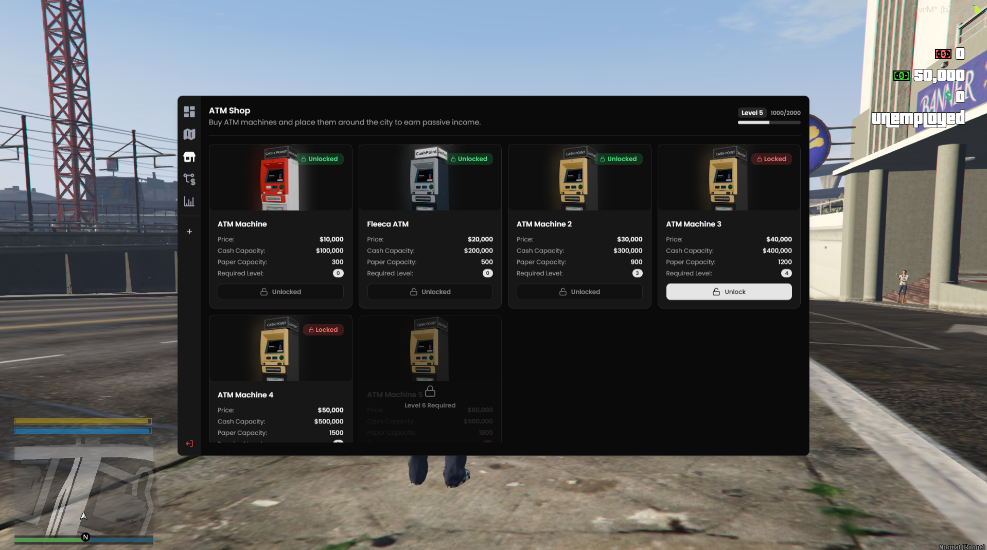 [Advanced  ATM Business] ESX QBCore Qbox {OPEN-SOURCE}