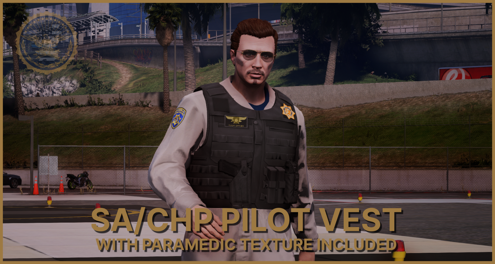 SA/CHP Air Operations Division Vest