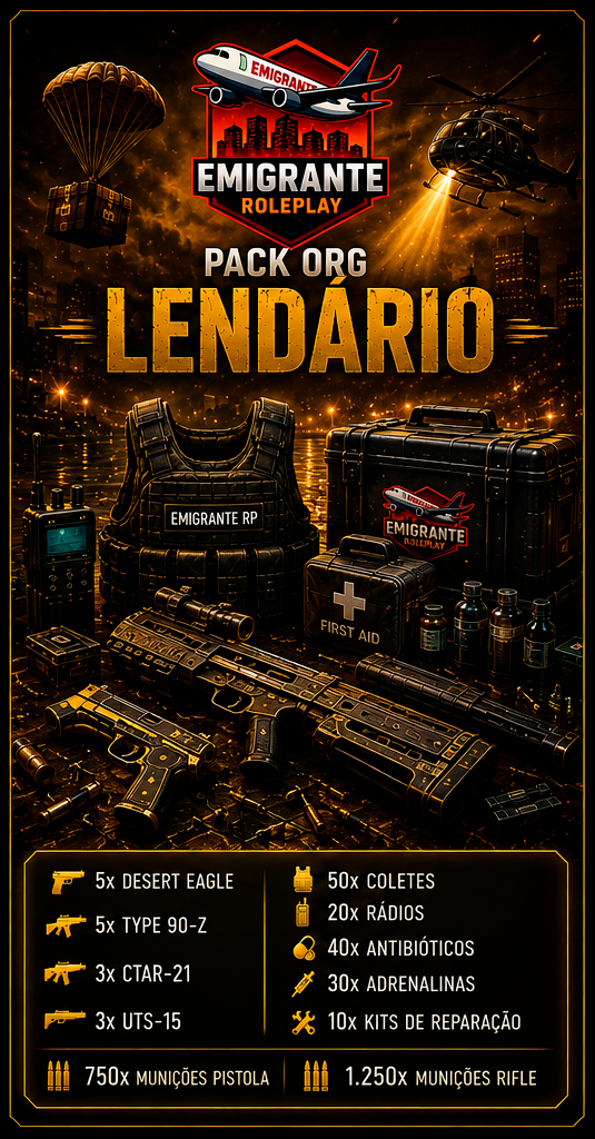Pack Org Lendário