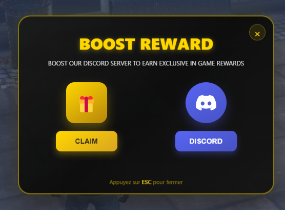 ShadowBoost - Discord Nitro Booster Rewards | ESX / QBCore | Auto Role Check