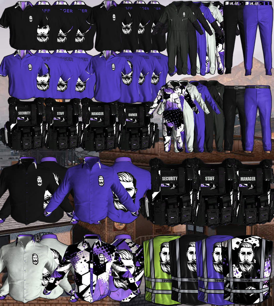 Bearded Brothers Work Uniform v2 [M+F]