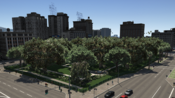 Parc Parisien - Place des Cubes