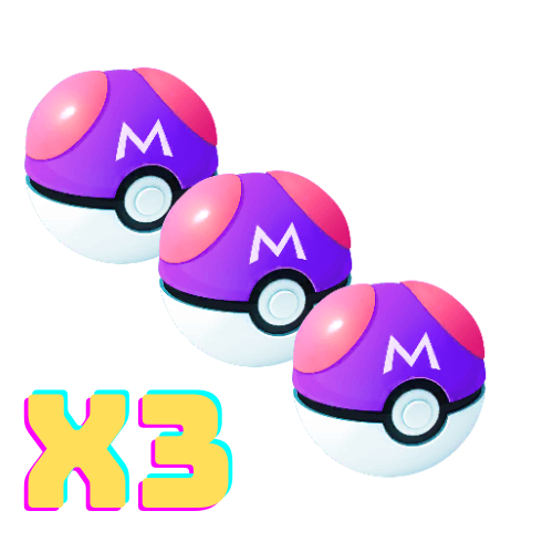 x3 Master Ball (1 Free)