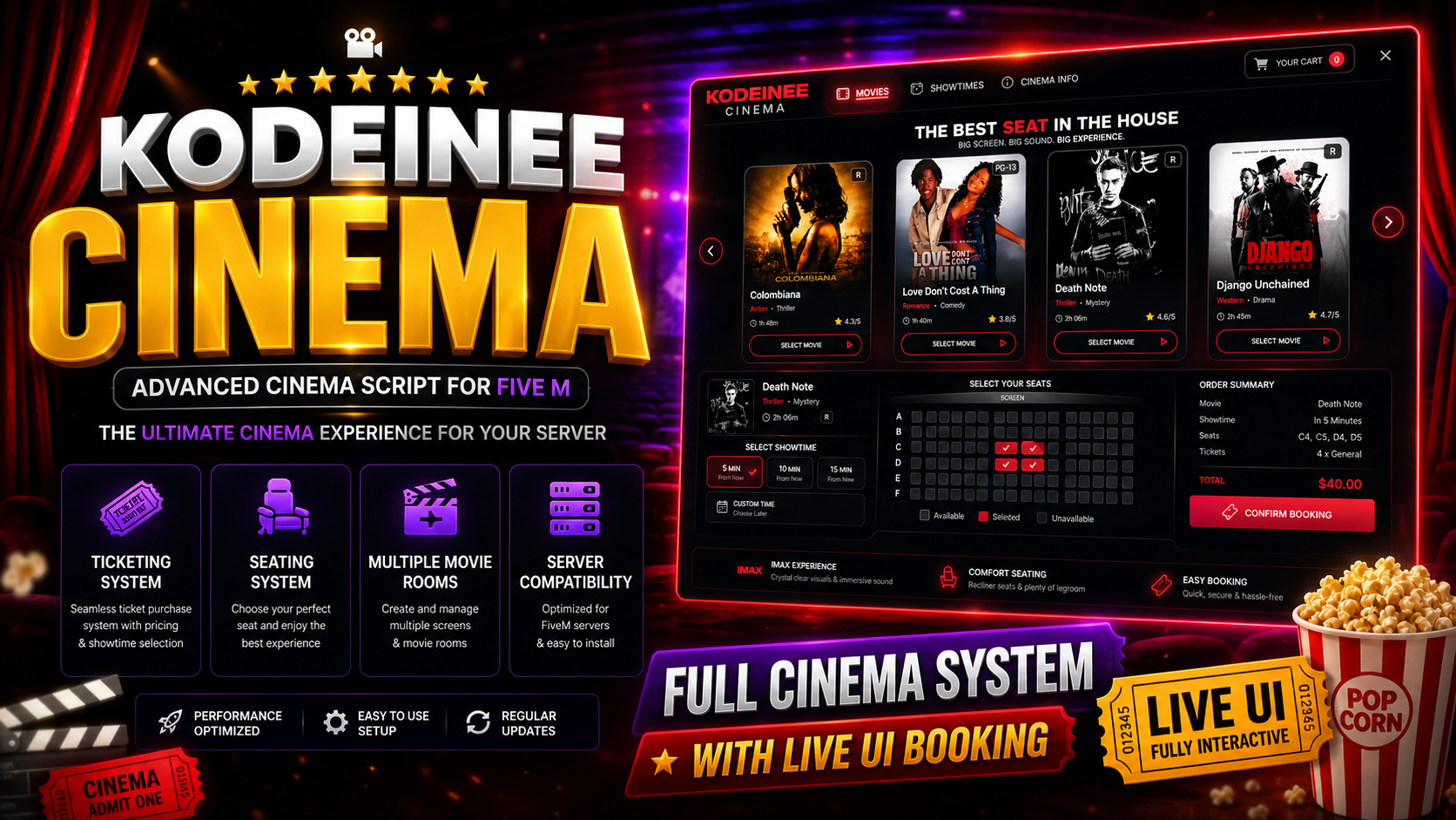 Cinema Theatre System  [ESX/QB/OX]