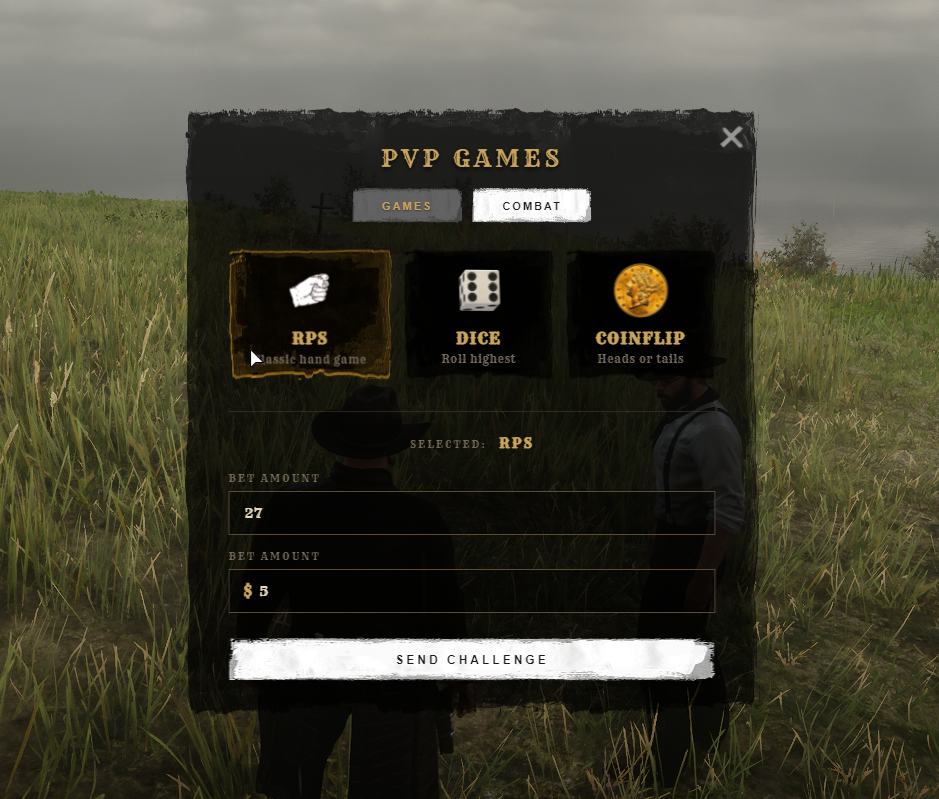 PURE - PVP GAMES + FIGHT OR DUEL & BETTING SYSTEM - ESCROW