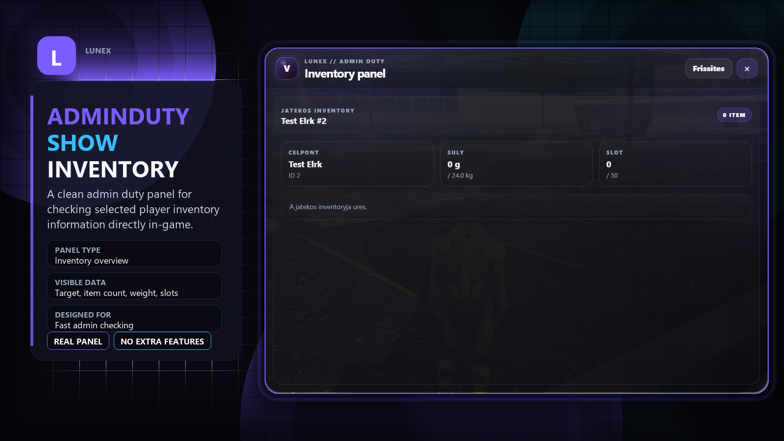 lunex adminduty