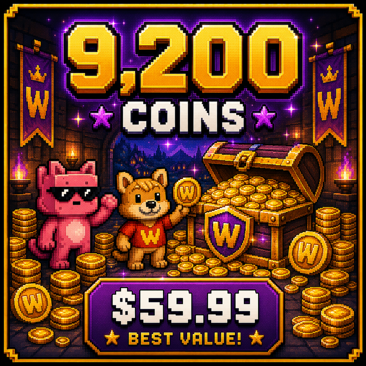9,200 Coins