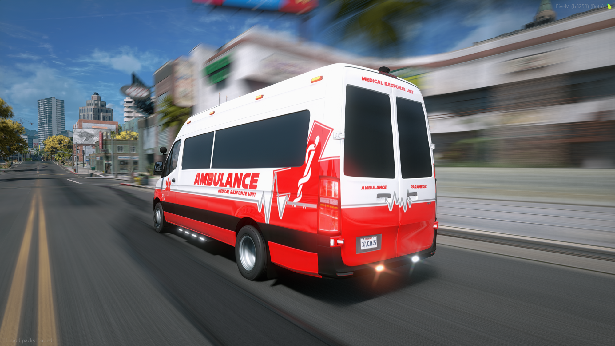 Benefactor Courier Ambulance Version