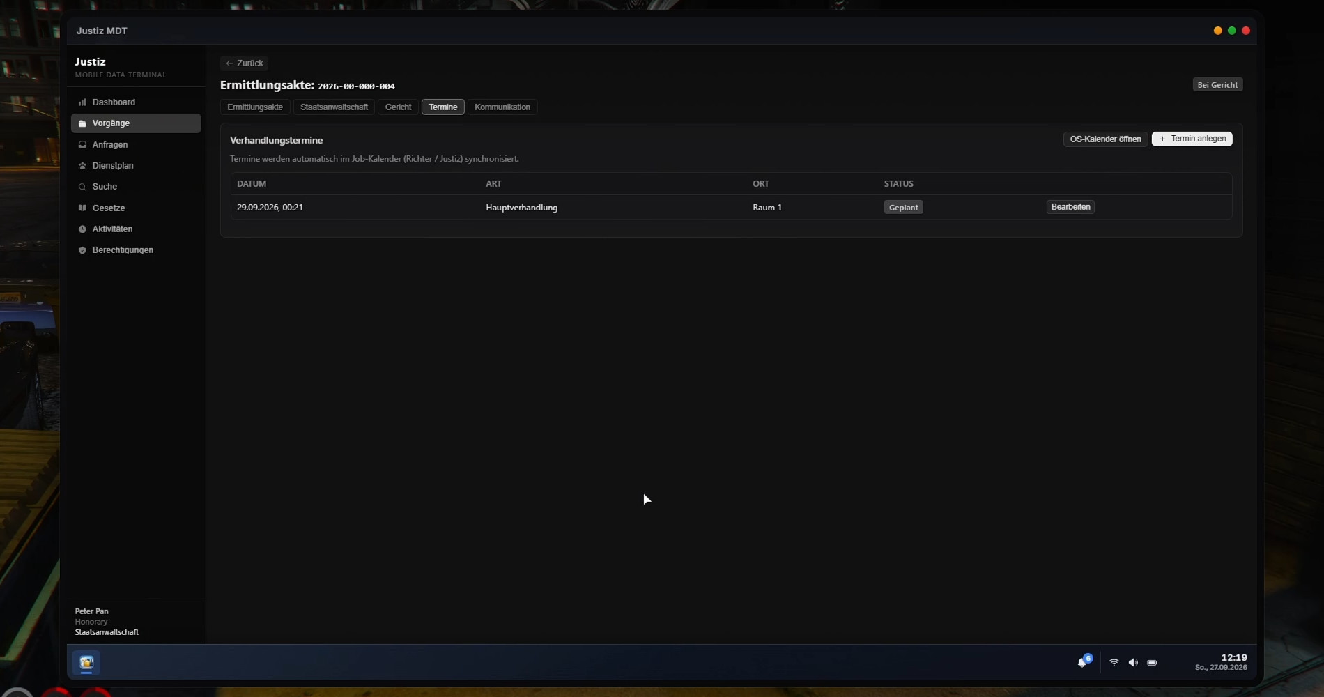 Ultimatives Justiz MDT Screenshot 7