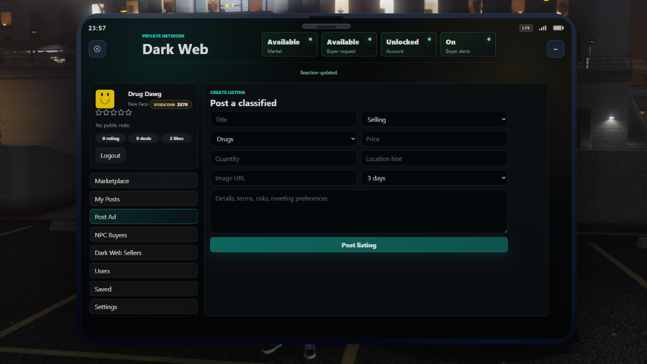 W-Labs Dark Web