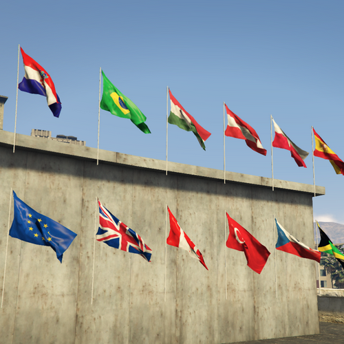 Mini flags