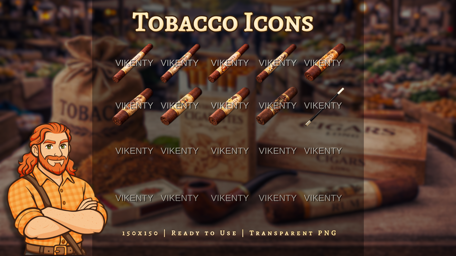 Tobacco  Icons x70 | 01