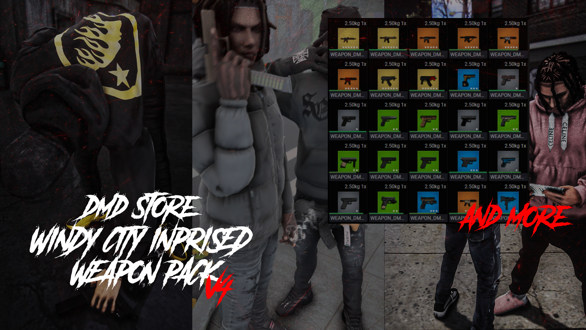 DMD STORE — WINDY CITY MEGA WEAPON PACK V4