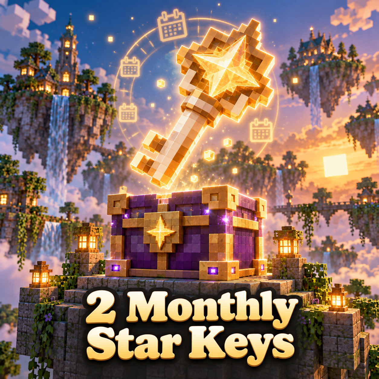 2 Monthly Star Keys