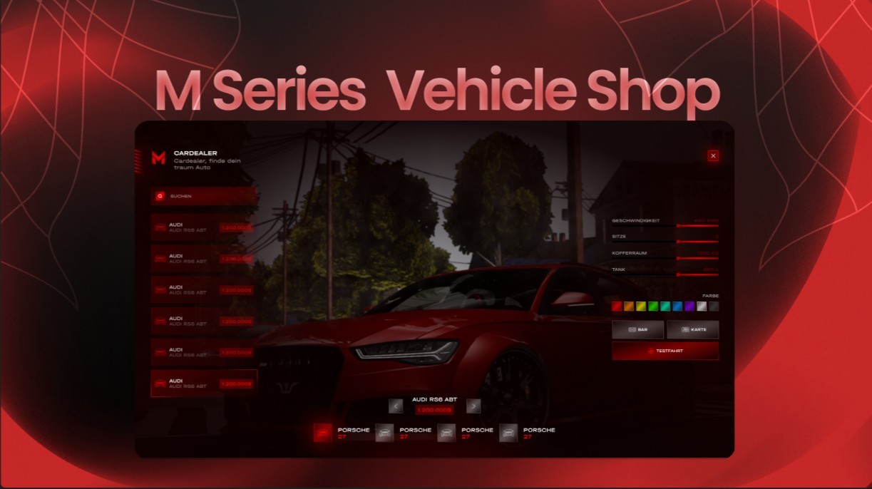 MDS Vehicle Shop