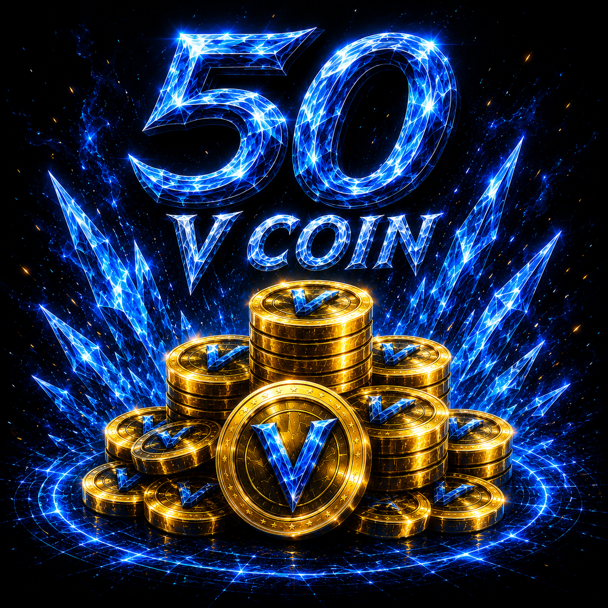 50 x V Coin Package
