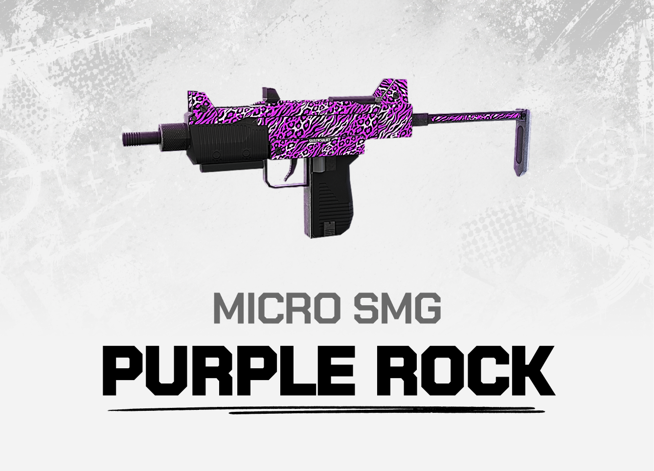 Micro SMG Purple Rock