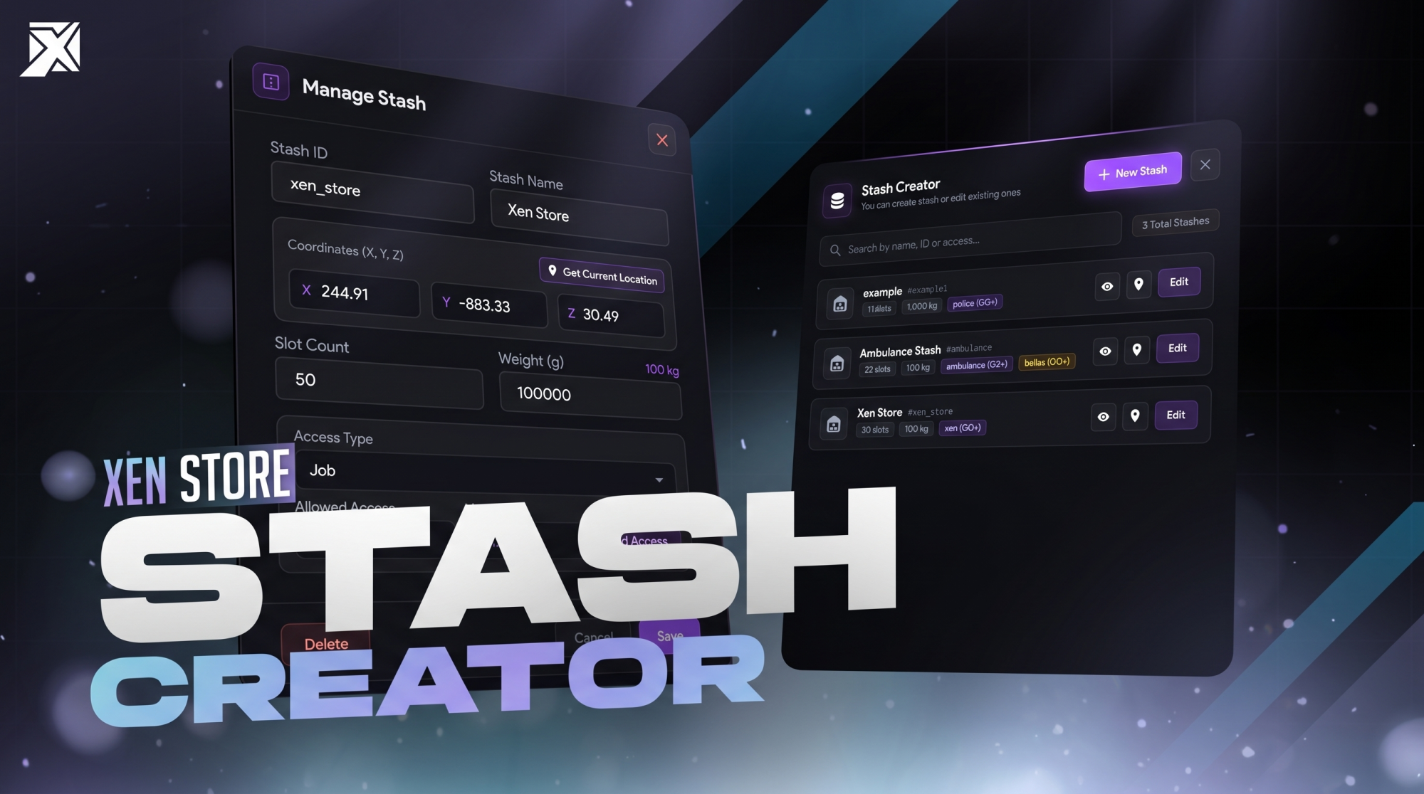 Stash Creator