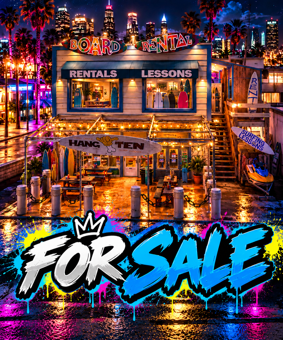 🏄🌊 SURF BOARD RENTAL STORE 🌊🏄